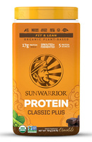 Sunwarrior Classic PLUS - Czekoladowe białko wegańskie (30 porcji / 750g)