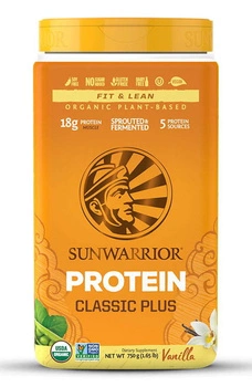 Sunwarrior Classic PLUS - Waniliowe białko wegańskie (30 porcji / 750g)